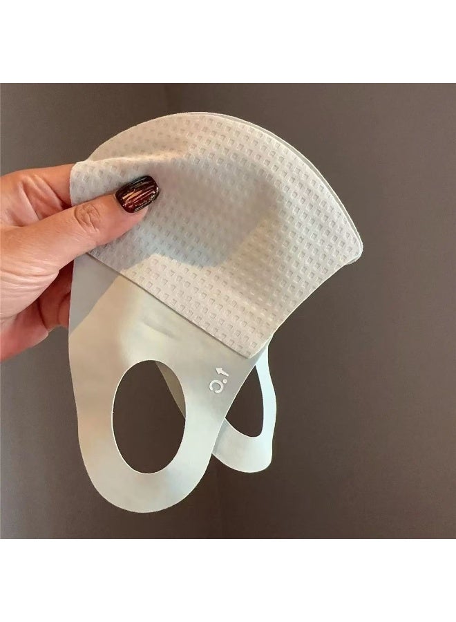 (عبوة 3 قطع) أقنعة وجه صيفية من حرير الثلج البارد: خطوط حماية للعين، حماية من الأشعة فوق البنفسجية، قابلة للتنفس ومستخدمة مرة ثانية، واقية شمس مناسبة للجري، التنزه، ركوب الدراجة النارية، الدراجات، التمارين وغيرها من الأنشطة. متوفرة باللون الأسود والرمل الرمادي الفاتح والرمادي الداكن. - Image 5